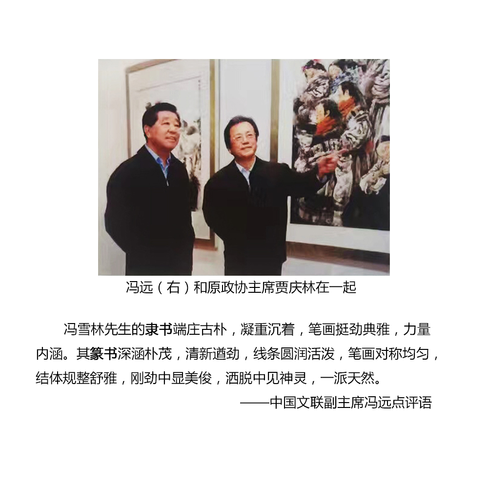 中國文聯(lián)副主席馮遠(yuǎn)點評馮雪林書法