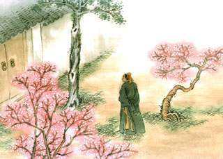 去年今日此門中，人面桃花相映紅